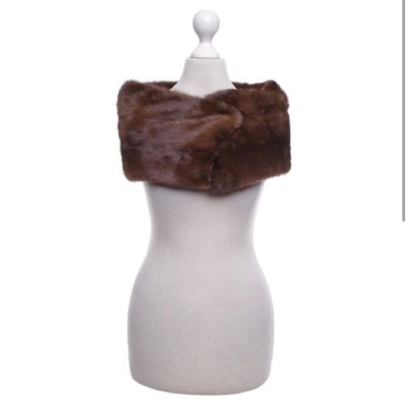 Prada Brown Mink Stole - Picture 4 of 5